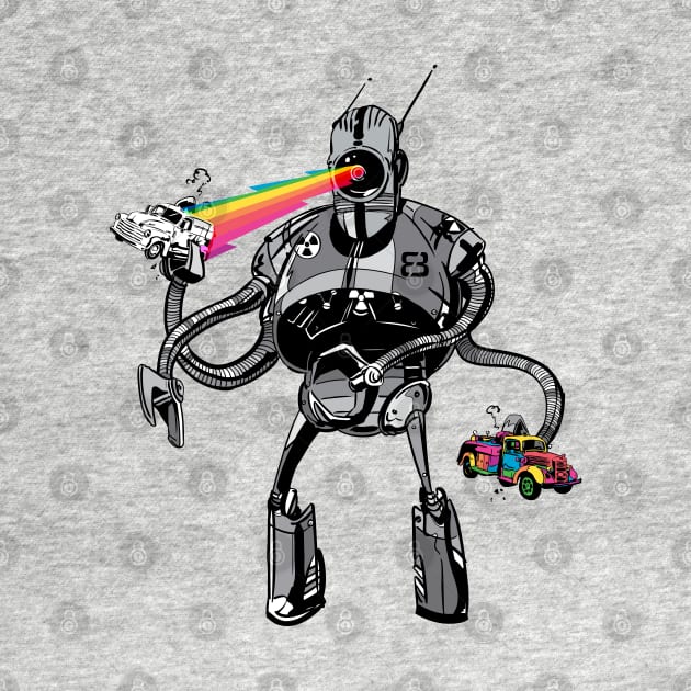 Rainbow Lazer Bot by BeeryMethod